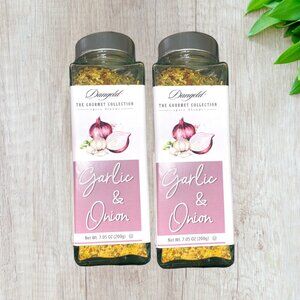 Lot of 2 The Gourmet Collection Spice Blends GARLIC AND ONION  (7.05oz)